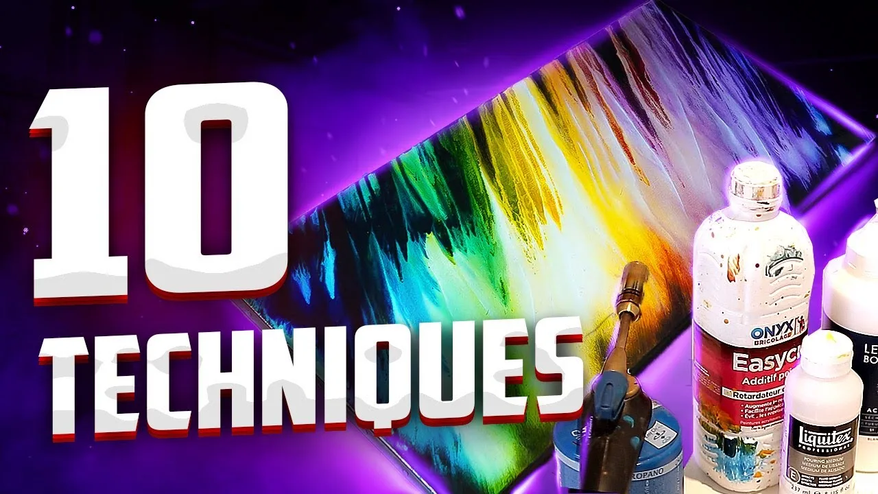 améliorez vos créations avec ces techniques de peinture acrylique