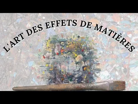 quelle influence des matières sur l’art de la peinture ?
